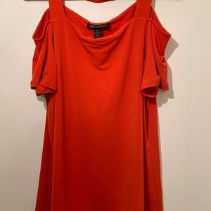 INC ~ Cold Shoulder Blouse~ 🔥Orange  XL